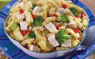 Tofu And Pasta Primavera Salad